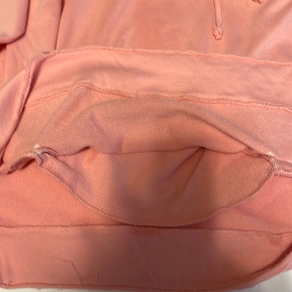 NWT Wonderly Studio Pink Peony Adore Texture Hooded Sweatshirt - Picture 14 of 16